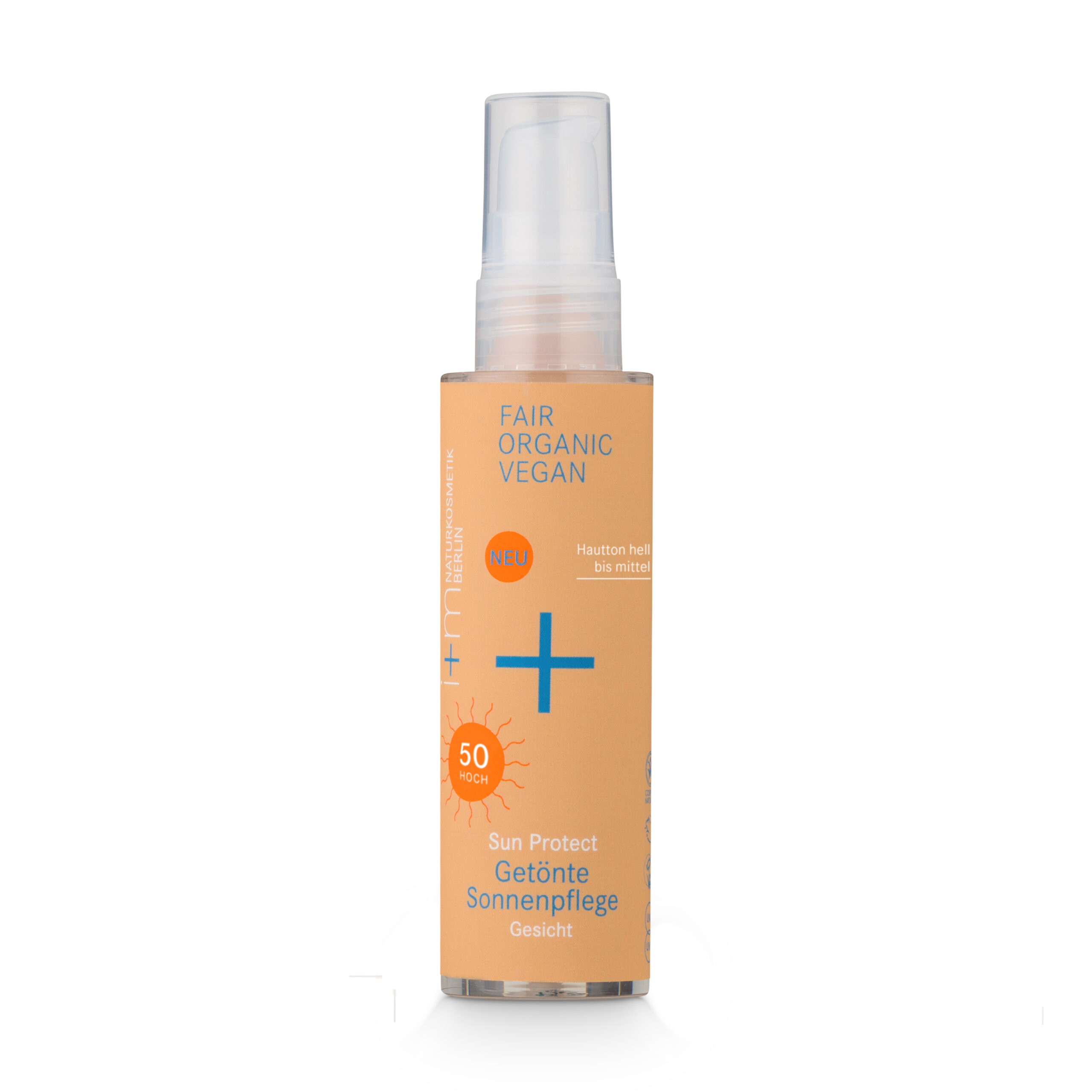 Tinted sun cream spf 50